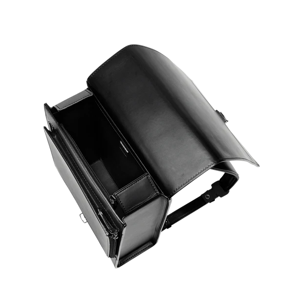 OTONA RANDSEL 001wide ‐ Noir, Cuir Nume, Classique, Tsuchiya Kaban		